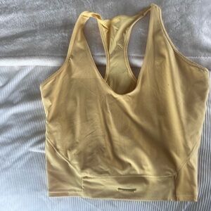 Gymshark Whitney Simmons Yellow Tank Top